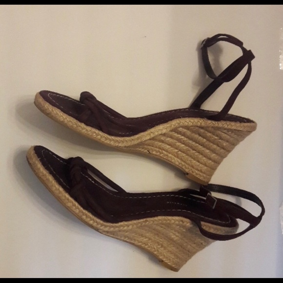 Banana Republic Brown Wedge Sandals - Picture 3 of 3